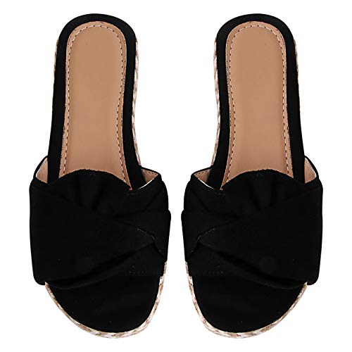 1 Pair Women Summer Sandals Platform Shoes Bowknot Sandals Summer Slippers Shoes