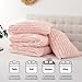 Smoofy Fluffy Full Size Comforter Sets 3 Pieces - Blush Pink Fleece Fluffy Comforter Set, Luxury Fuzzy Full Bed Set, Soft Comforter Full Size All Season, Heavy Faux Fur Comforter with 2 Pillow Cases