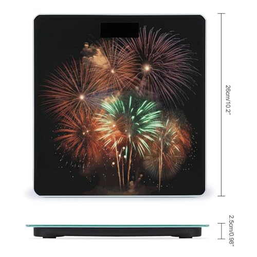 Báscula Digital de Baño con Vidrio Templado y LCD miniatura 2