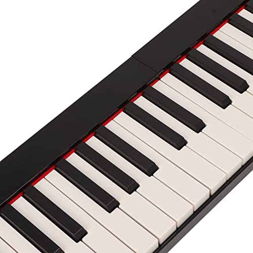 Vikye Piano électrique 61 Touches, Clavier de Piano Numérique Pliable MIDI avec Deux Haut-parleurs pour Débutants - Les Beatles, Paul McCartney, John Lennon, RIngo Starr, George Harrison Vikye Piano électrique 61 Touches, Clavier de Piano Numérique Pliable MIDI avec Deux Haut-parleurs pour Débutants – Image 3