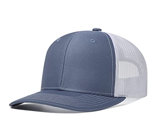 Image of Quanhaigou Trucker Hat - Mesh Snap Back - Unisex Adjustable Baseball Cap - Outdoor Hats for Men Women
