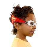 Frogglez Kids Swimming Goggles – Anti-Fog, Leakproof, Ages 3–10, 100% UV Protection, Soft Pain-Free Strap, No Hair Pulling, No Squished Eyes/Ears, Parent-Approved Comfort & Safety, Daniel Tiger, Red