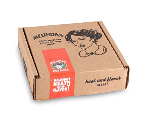 Image of Melinda's Original Habanero XXXtra Hot Sauce - Made with Habanero Peppers, Carrots, Onion, Vinegar & Garlic - Keto, Vegan, Gluten Free Hot Sauce - 5oz, 3 Pack