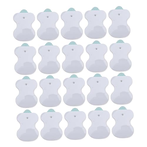 DEARMAMY Parches Masajeadores Autoadhesivos Reutilizables 8X5.5Cm 20 Piezas para Electrónica Circulación Sanguínea Uso Casa