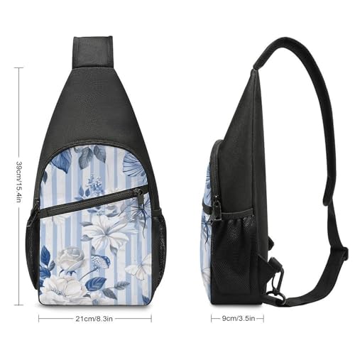Bolso Sling Pequeño Cruzado Unisex Butterfly miniatura 2