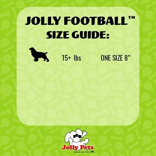 Jolly Dog Football 8-Green Apple, (Model: JF08 GR), for All Breed Sizes - Thumbnail 4
