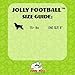 Jolly Dog Football 8-Green Apple, (Model: JF08 GR), for All Breed Sizes