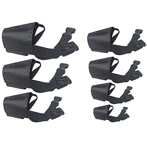 JYHY - Bozal de nailon para perros (ajuste rápido, ajustable, para evitar que morder ladren y mastiquen para perros pequeños, medianos y grandes, color negro
