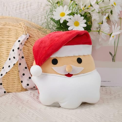 Image of Tickles Santa Claus with Beard & Cap Soft Stuffed Plush Toy for Kids Boys & Girls, Christmas Day (Size: 30 cm, Color: Red)