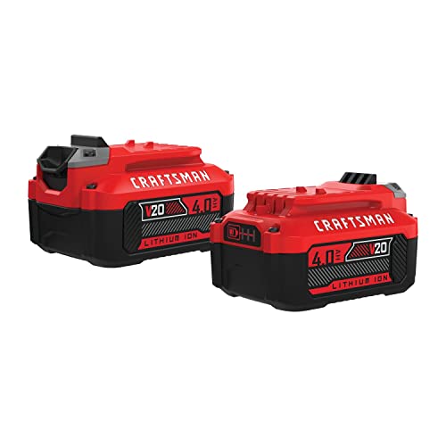 CRAFTSMAN V20 4Ah Lithium Ion Power Tool Battery 2-Pack (CMCB204-2)