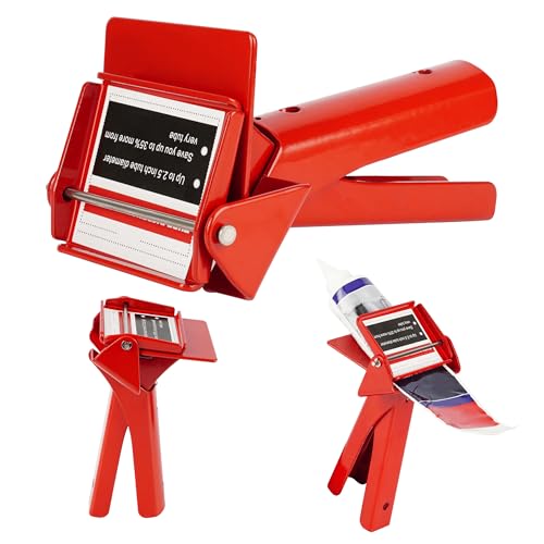 TENGBASE 2.5" Industrial Silicone Extrusion Tool for RTV Tubes - Easy-Grip Dispenser, Maximizes Sealant Use & Reduces Waste