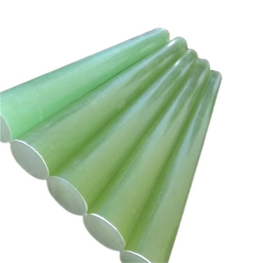 Tige en fibre de verre G10, bâton rond en époxy résistant, bâton en fibre de verre FR-4 for colonnes carrées en bakélite, 1 pièce(250X8MM)