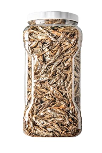 Aquatic Foods Inc. Fresh Water Freeze Dried Fish 1"-3" for Large Fish & Pets 1-lb & 4oz Lg Jar  
Aquatic Foods Inc. Fres