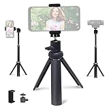 NexiGo Lightweight Mini Tripod for Camera/Phone/Webcam, Extendable Tripod Stand Compatible with NexiGo Logitech Webcam C920 C922 Brio iPhone/Android/Camera, for Vlogging, Live Streaming, Zoom Meeting
