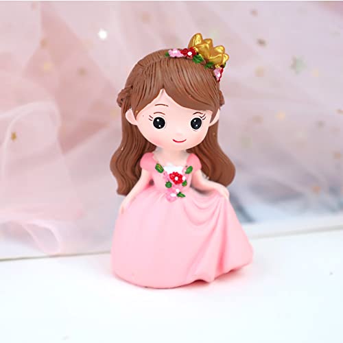 26Pcs Princess Cake Topper Castle Cake Topper Girl Princess Cake Topper Happy Birthday Cake Decoration For Girl Birthday Princess Party Supplies #TOP4
