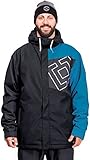 horsefeathers jacke kinder 5.000gm Atmungsaktiv Horsefeathers Herren Kangri Jacke, schwarz blau grau, L EU