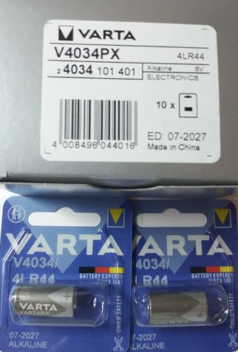 Varta Batterie Alkali - 4 LR 44, V4034, PX 28 A