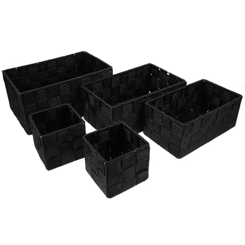 Panier de rangement tressé minimaliste pour sublimer le design du bureau
