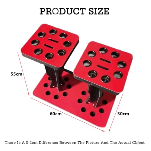 Support de queue de billard stable 16 trous pour canne à pêche et golf - 3
