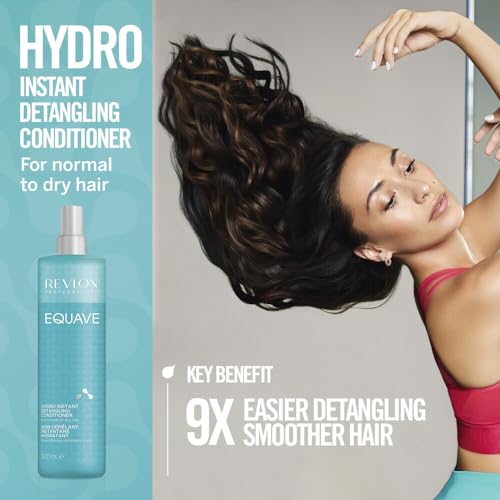 REVLON PROFESSIONAL - Equave, Acondicionador de Pelo, Sin Aclarado, Desenreda al Instante, Reduce el Encrespamiento y Aumenta la Flexibilidad, con Queratina, Cabellos de Normal a Secos - 500 ml