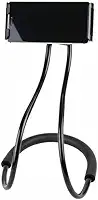 Suporte Articulado Flexível para Celular, Suporte de Pescoço Universal 360 Graus, Mãos Livres, Preto.