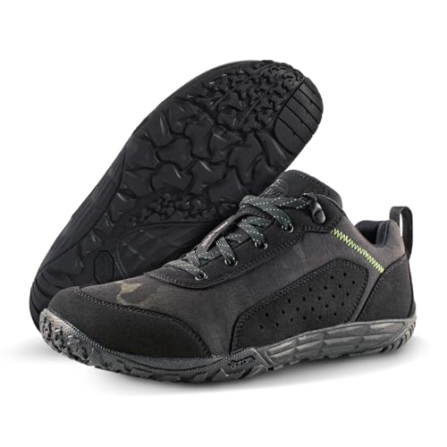 Belleville Mini-Mil Barefoot Shoes for Men - Breathable Zero Drop Shoes with Shock-Dispersing Midsoles and Flexible, Slip-Resistant Outsoles