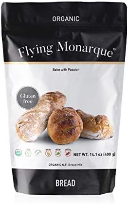 Organic Gluten Free Bread Mix for Baking by Flying Monarque