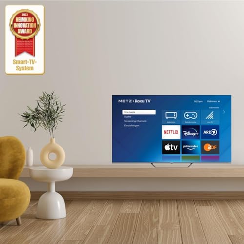 METZ Blue Roku TV, QLED 4K, Smart TV, 65 Zoll, 164cm, Triple Tuner, WLAN, LAN, HDMI, USB – Bild 3