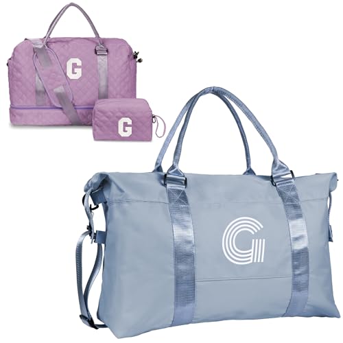 2PC Initial Travel Duffel Bag