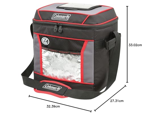 Coleman 24 Hour 30 Can Cooler Red
