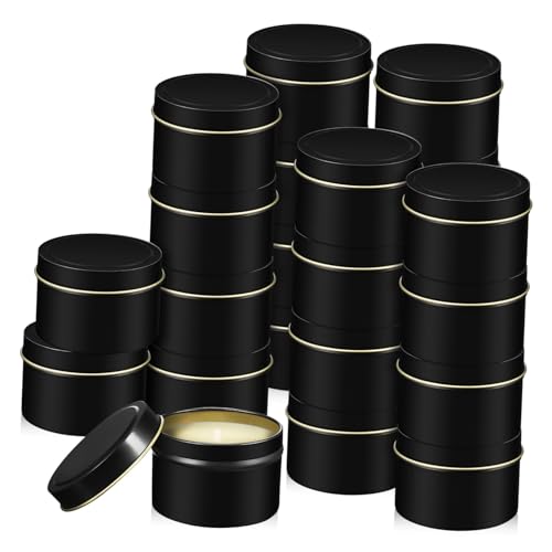 Garneck Pcs Round Tinplate Candle Jars Scented Candle Making Supplies Aromatherapy Empty Jars Lids