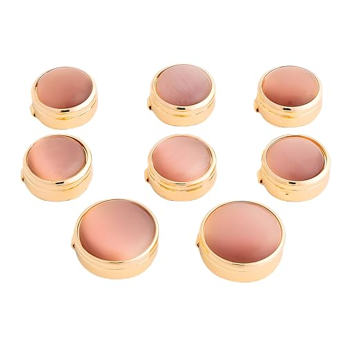 Image of Mens Button Covers Tuxedo Shirt Cufflinks Alternative | Fake cufflinks and alternative fashion jewelry accessories for mens formal business dress shirts suits and groomsmen