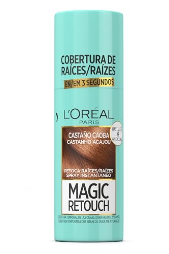 L'OREAL PARIS Magic Retouch Spray Retoca Raíces y Canas Castaño Caoba 75ml