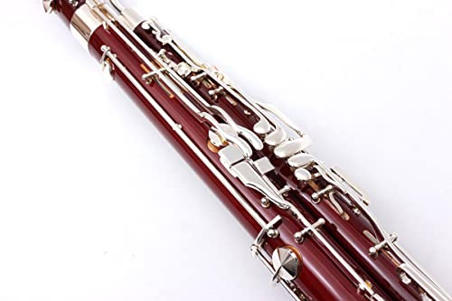 image for Generic Advance C Key Bassoon Maple Wood C tone Silver plated 26 Keys 