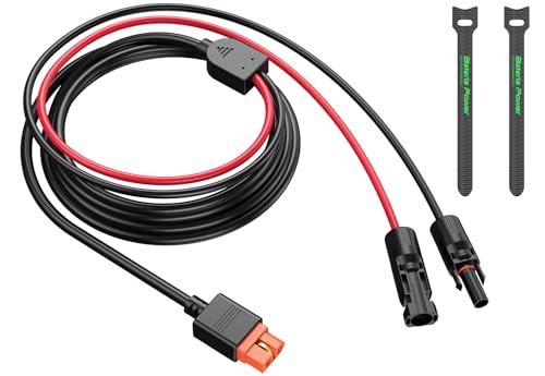 Cabo conector solar para XT60i 30 m - cabo de ramificação Y conecta o painel solar à estação de ener