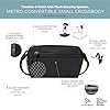 Travelon: Anti-Theft Metro Convertible Small Crossbody Bag, Black, One Size, Anti-theft Metro Convertible Sm. #2