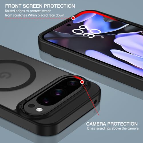 Coque Pixel 9 Pro antichoc mate pour rester connecté en déplacement - 6