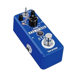 Harmonizer Guitar Effects pedal:The guitar pedal supports great 3 Effects Knobs and 1 Switch are accurate and high sensitive. Wide Adjustable Range:The adjustable range of Detune Mode is: -25/-20/-15/-10/-5/0/+5/+10/+15/+20/+25 cents. 3 effects modes...