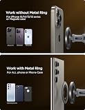 JOYROOM Pasuje do uchwytu samochodowego MagSafe, całkowicie metalowy i składany, magnetyczny uchwyt samochodowy do telefonu z magnesami 20 x N55 i regulacją 360°, uchwyt samochodowy do iPhone'a 17, 16