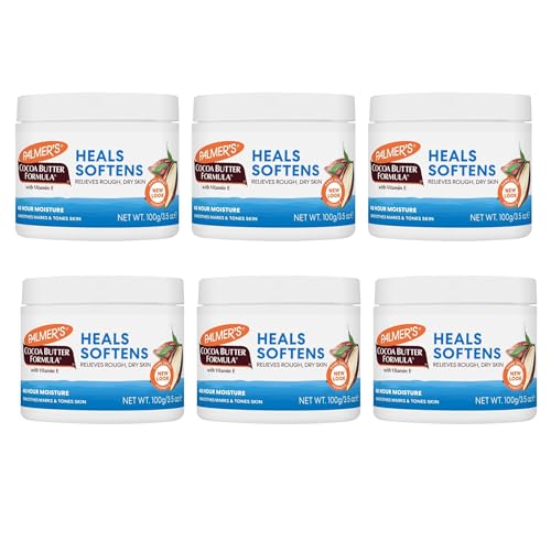 Palmers Cocoa Butter Jar With Vitamin-E 3.5oz (6 Pack)