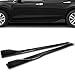 Q1-TECH, 9PCS Front Bumper Lip & Side Skirt Extensions Diffuser Compatible with Subaru Impreza 2017-2019, Front Bumper Lip Air Chin Body Spoiler Splitter ABS (Painted Carbon)