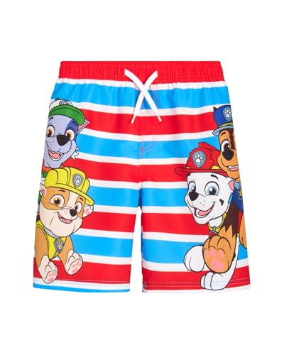 Image of Nickelodeon Paw Patrol TMNT Boys Rash Guard Set UPF 50 Swim Shirts & Trunks
