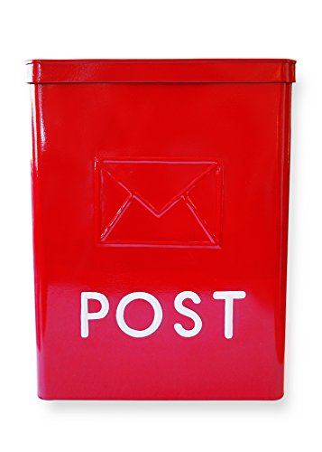 Nach Serena Traditional Post Galvanized Metal Mailbox, Wall Mount Mailboxes For Outside, Rust Resistant Red Mailbox, 10.5 X 4 X 14 Inches, Uh-1002Red #TOP28