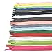 Mmei Pack of 60 Nylon Invisible Zippers for Tailor Sewer Sewing Craft Crafter's Special 14 Inch 20 Colors (3 pcs per color)