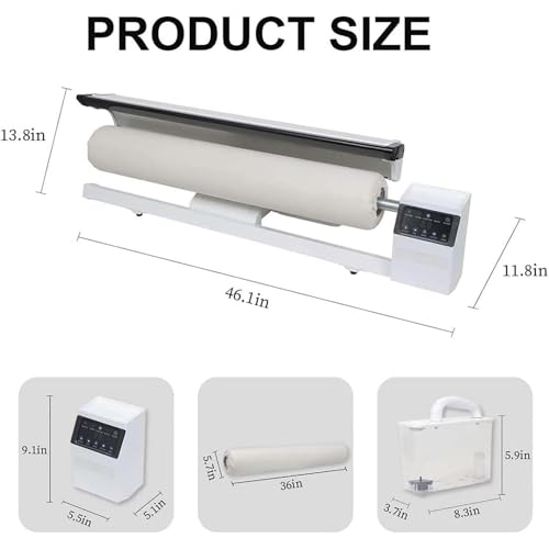 Heavy-Duty Ironing Steam Press, 2950w Rotary Steam Press, Multiple Steam Functions, Temp Settings With Foot Pedal, For Hotel Linen & Bed Sheets
