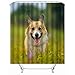 Corgi Wodoodporna zasłona prysznicowa 180 x 240 cm zasłona prysznicowa odporna na pleśń, bardzo długie zasłony prysznicowe, 61 cm, dekoracje łazienkowe z haczykami - 183 x 240 cm