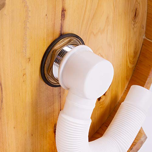 Balde de madera para baño de pies de cedro 40 cm miniatura 7