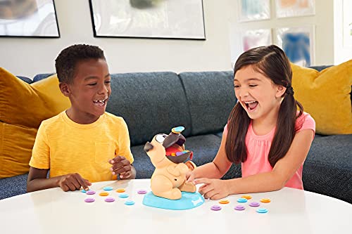 Mattel Games GND65 - Puglicious Spiel für Kinder, Stapelspiel mit Hundeleckerlis für das hungrige Hündchen, Geschenk für Kinder ab 5 Jahren