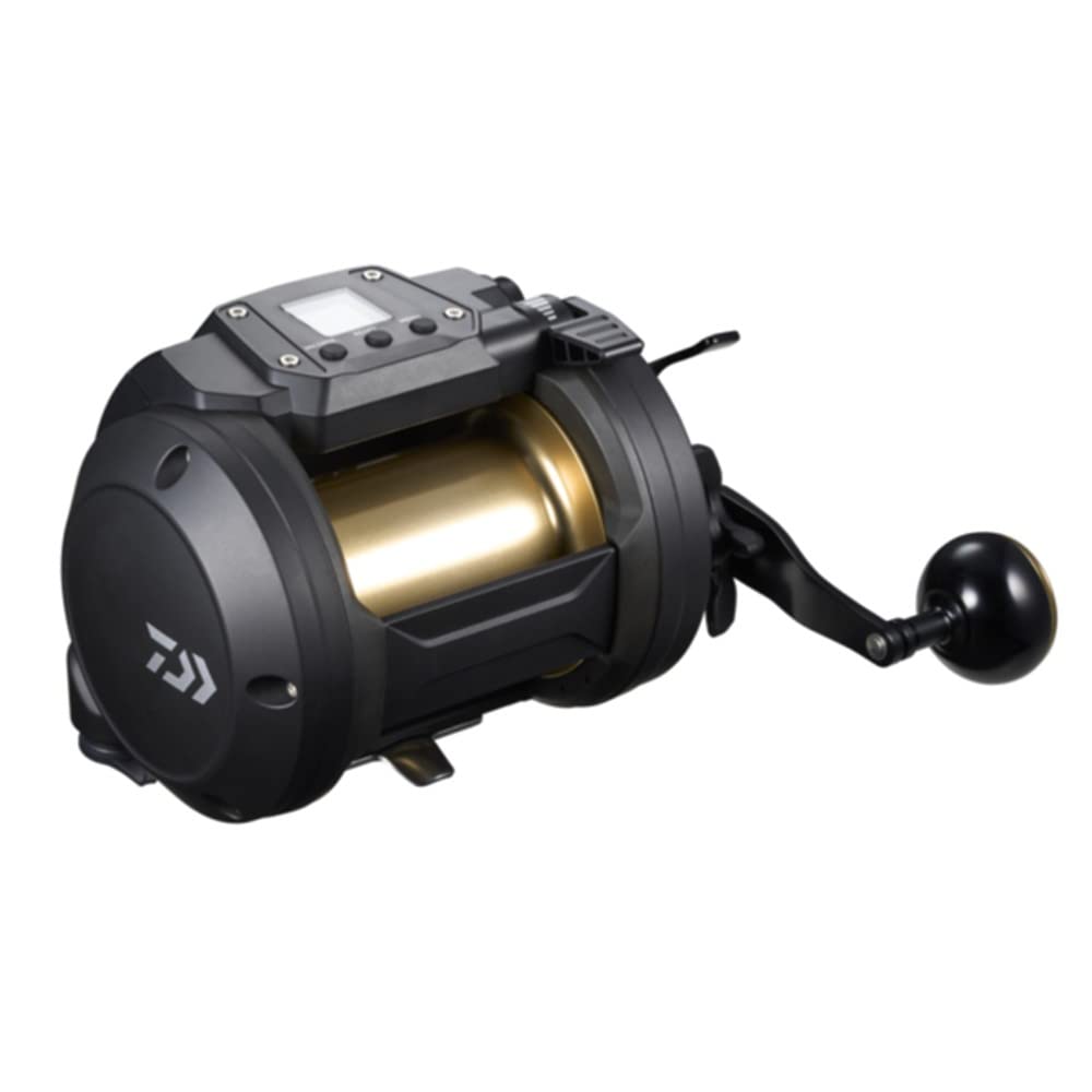 DAIWA Tanacom - Carrete de Pesca multiplicador eléctrico, Arrastre de Estrella, Mango a la Izquierda