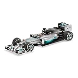 Altamente dettagliato Minichamps 410140344 - Modellino pressofuso per Mercedes AMG W05 Lewis Hamilton Winner Chinese GP\